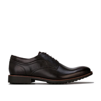 Hush Puppies 暇步士 Mud Plain Toe Oxford 男士皮鞋 Dark Brown UK 11