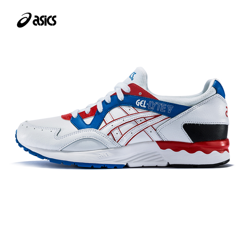 ASICS Tiger 亚瑟士 GEL-LYTE V 1193A170 情侣款运动鞋 白色/红色/蓝色 42