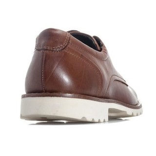 ROCKPORT 乐步  Sharp & Ready Plain系列系带有跟男士休闲鞋休闲皮鞋 Brown UK 7 