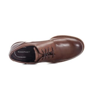 ROCKPORT 乐步  Sharp & Ready Plain系列系带有跟男士休闲鞋休闲皮鞋 Brown UK 7 