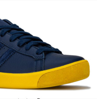 adidas Originals  Forest Hills系列系带平底男士休闲鞋板鞋 Navy Yellow UK 6 