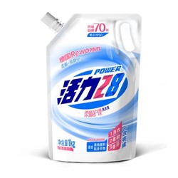 活力28 柔顺护理洗衣液 1kg*4袋