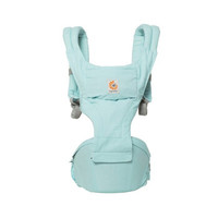 美国Ergobaby婴儿背带坐凳式六式抱婴带多功能腰凳4-48个月 四季款冰蓝 *2件