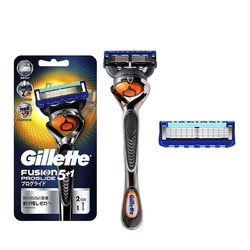 Gillette 吉列 锋隐致顺系列 手动清爽剃刮胡刀 橙色 1个刀架+2个刀头