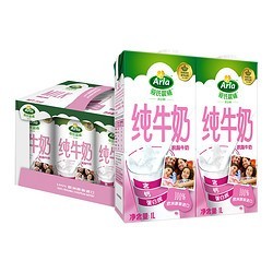 Arla 爱氏晨曦 脱脂纯牛奶 1L*6盒 *2件