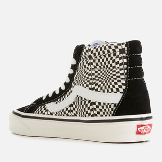 VANS 范斯 Sk8-Hi系列系带平底男士休闲鞋户外鞋 Black/White UK 7 