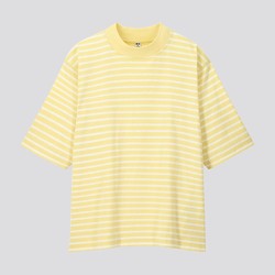 UNIQLO/优衣库 女装 全棉宽松条纹圆领T恤(短袖) 426149