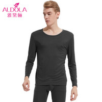 雅黛俪保暖内衣男女士薄款亲肤舒适秋衣秋裤情侣款性感保暖套装DYL81612 男款 麻灰 XXL