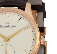 JAEGER-LECOULTRE 积家 MASTER ULTRA THIN超薄大师系列 Q1352420 男士机械手表 40mm 米盘 棕色皮革带 圆形