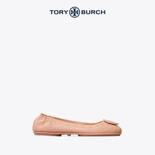TORY BURCH 汤丽柏琦 女士羊皮琦镂空心形芭蕾舞单鞋75131
