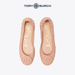 TORY BURCH 汤丽柏琦 女士羊皮琦镂空心形芭蕾舞单鞋75131