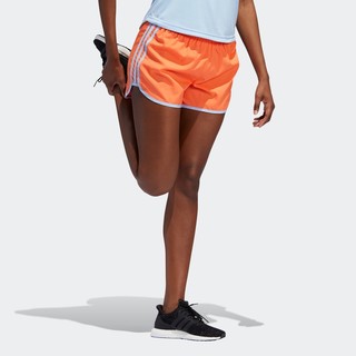 adidas 阿迪达斯 M20 SHORT W  女士运动裤 DZ2284 珊瑚粉/亮光蓝 2XL