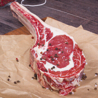 本来样子 澳大利亚进口 安格斯战斧牛排  原切战斧牛排1000g 生鲜牛肉 1块(4-5cm)