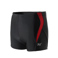 361度 SLY194045 男士泳裤 黑红色 M