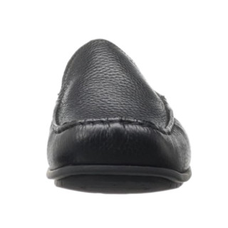 ecco 爱步 Soft Loafer 男款休闲皮鞋Black  US7.5