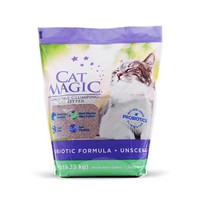 CatMagic喵洁客益生菌膨润土除臭结团猫砂低粉尘无香型14磅3件装 *2件