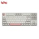ikbc W200 机械键盘 2.4G无线 游戏键盘 87键 cherry轴 樱桃轴 无线机械键盘 工业灰红轴