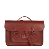 Cambridge Satche 剑桥包 Batchel 斜挎包 15英寸 焦糖棕