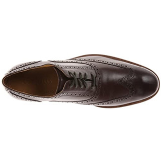 COLE HAAN Colton Wing Welt Oxford 男款真皮牛津鞋 Coffee Bean/Forest Green US7