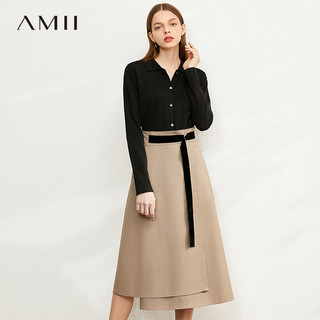 聚划算百亿补贴：AMII 1204TM0091 高腰半身裙