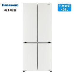  Panasonic 松下 NR-E49CG1-XW 变频风冷 十字对开门冰箱 498L