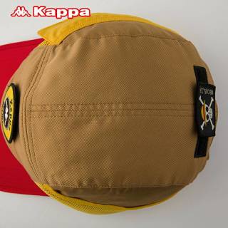 kappa卡帕海贼王联名中性棒球帽k0ay8mp15o卡其拼色