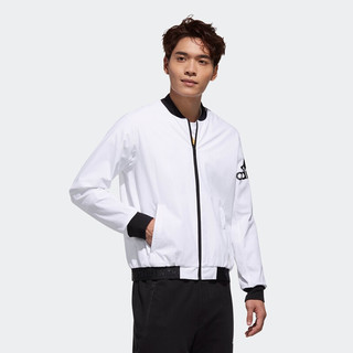 adidas 阿迪达斯 DW4617 男士运动夹克 白色/黑色 XXL