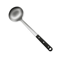 炊大皇304不锈钢汤勺厨房马勺加厚无磁炒勺家用炒菜勺子