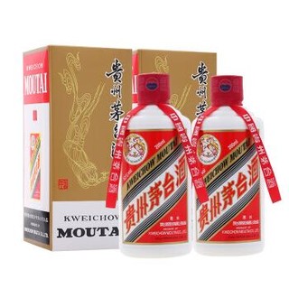 茅台 飞天 53度 200ml*2瓶 双瓶装白酒 口感酱香型