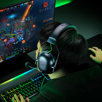 88VIP：RAZER 雷蛇 旋风黑鲨V2 X 耳罩式头戴式降噪有线游戏耳机 黑色 3.5mm