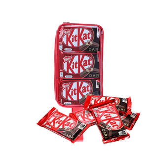 雀巢(Nestle) 进口奇巧kitkat 黑巧克力威化饼干 纯可可脂 休闲零食 分享装45g*9条