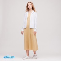 女装 AIRism防紫外线网眼拉链连帽开衫(长袖) (防晒衣) 422807