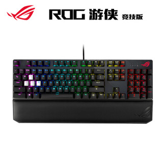 华硕 玩家国度ROG Strix Scope游侠 竞技版 机械键盘 游戏键盘 Cherry黑轴 带掌托