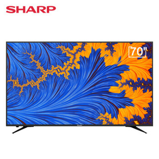 夏普（SHARP）70X6A 70英寸4K超高清日本原装面板大屏家庭影院智能WiFi网络液晶平板电视