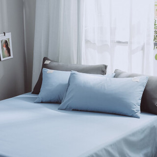 迎馨家纺 床单家纺 磨毛单人床单 床单单件床上用品床罩单件 1.5/1.8米床 蔚蓝 230*245cm