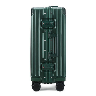 SWISSGEAR 拉杆箱 登机箱商务出差行李箱户外旅行箱万向静音轮20英寸 SA-10420墨绿色