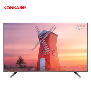 3日0点：KONKA 康佳 LED65D6 65英寸 4K液晶电视