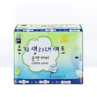 有券的上：Eun jee 恩芝 日夜卫生巾套装11片（日用6片+夜用3片+迷你巾2片）