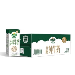 Arla 阿尔乐 全脂纯牛奶 200ml*24 整箱装 *3件