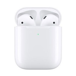 Apple 苹果 新AirPods（二代）真无线蓝牙耳机 有线充电盒版