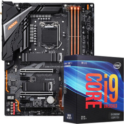 GIGABYTE 技嘉 Z390 AORUS PRO WIFI 主板 + intel 英特尔 Core i9-9900KF 处理器 套装