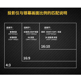 南通精英 120英寸16:10玻纤电动幕布