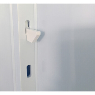 固耐安 耐强酸碱PP柜 药品试剂柜  实验室安全柜 4加仑 双锁结构 单门 瓷白色