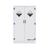 固耐安 实验室安全柜 耐强酸碱PP柜 药品试剂柜 60加仑 双锁结构 双门 瓷白色
