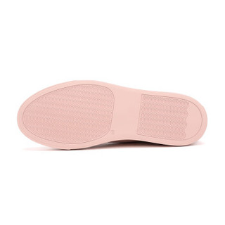 COMMON PROJECTS 女士绒面皮革系带板鞋运动鞋裸粉色 3862 2015 36码