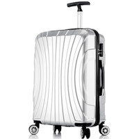 贝尔贝拉(B.L.B.L)拉杆箱女旅行箱28英寸轻盈行李箱男万向轮密码箱 银色