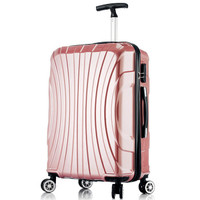 贝尔贝拉（B.L.B.L）拉杆箱女旅行箱26英寸轻盈行李箱男万向轮密码箱 玫瑰金