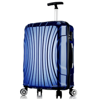贝尔贝拉（B.L.B.L）拉杆箱女旅行箱20英寸轻盈行李箱男万向轮登机箱 蓝色