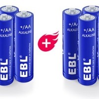 EBL 5号/7号 碱性电池 8节装