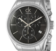 Calvin Klein  Masculine K2H27104 男士计时腕表 42mm 黑色 银色  不锈钢